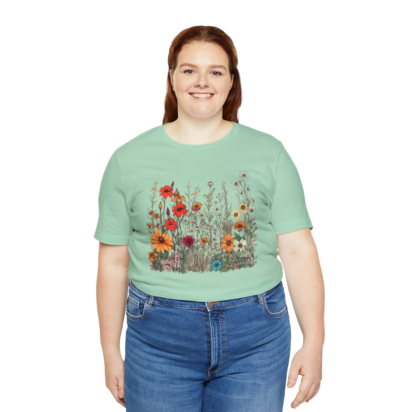 Vintage-Inspired Wildflower Tee (Unisex)