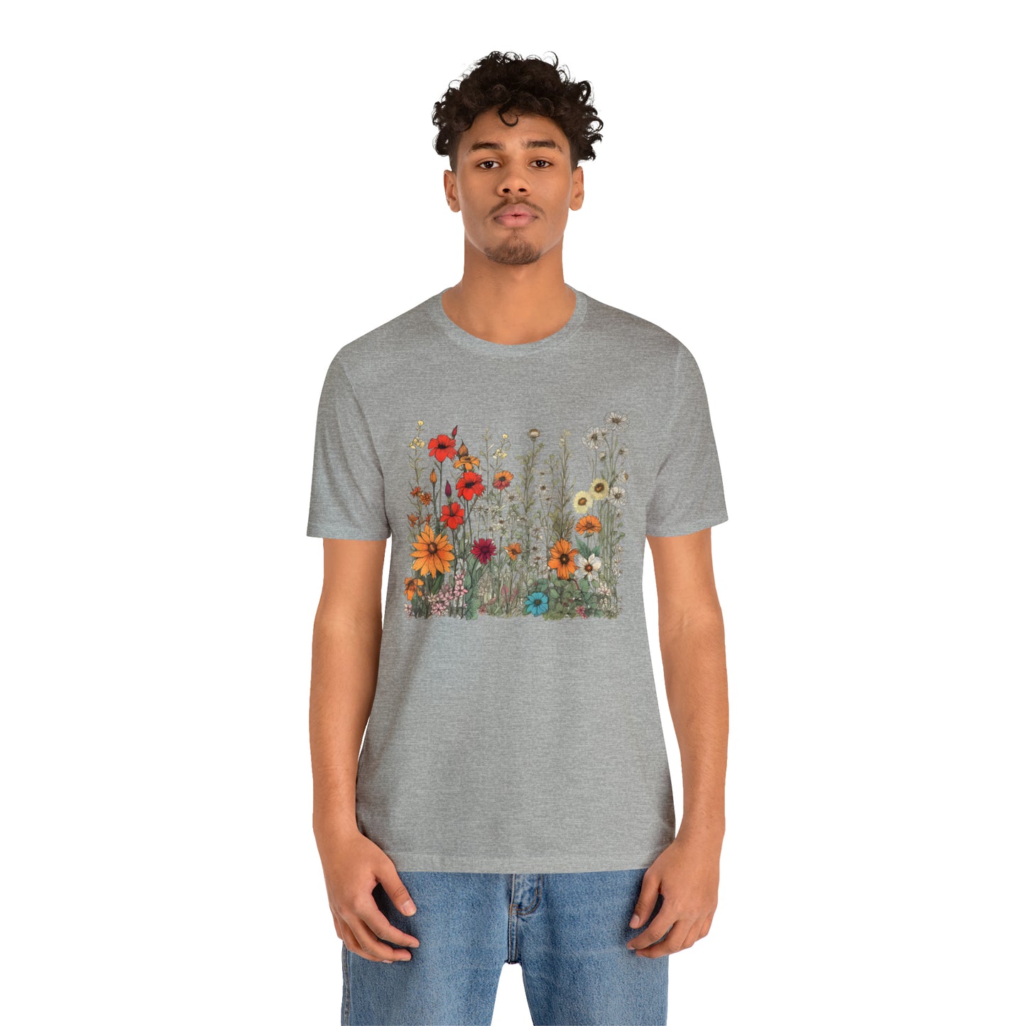 Vintage-Inspired Wildflower Tee (Unisex)
