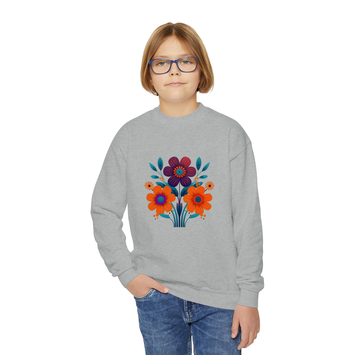 Flower Trio Sweatshirt (Youth)