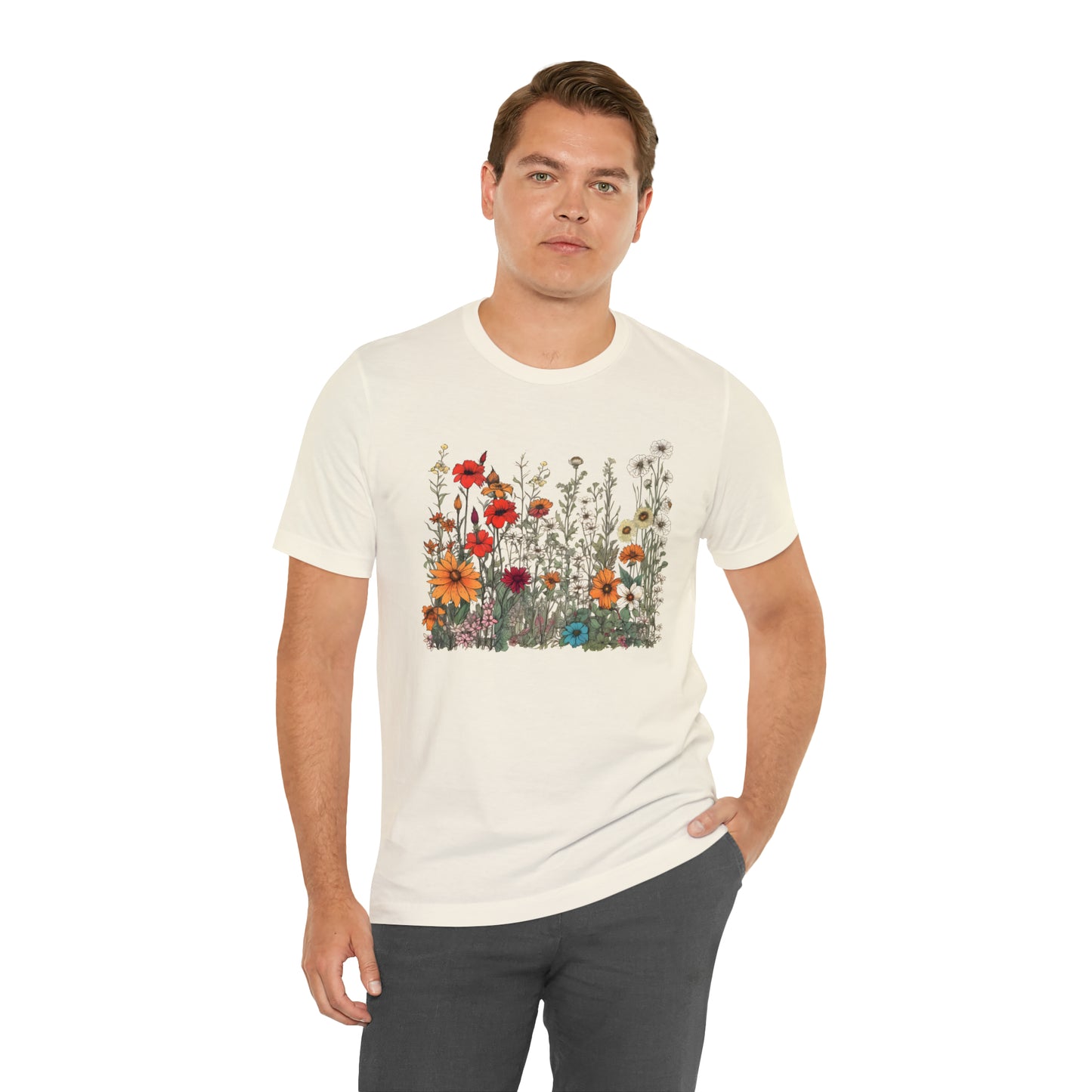 Vintage-Inspired Wildflower Tee (Unisex)