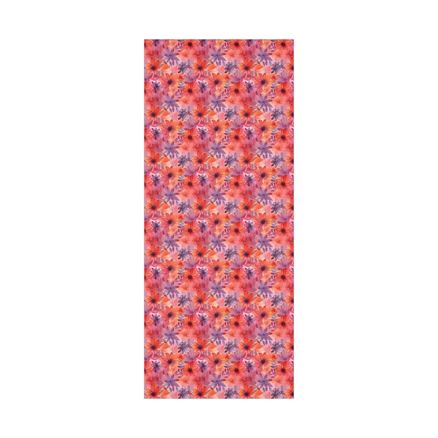 Watercolor Abstract  Floral Gift Wrapping Paper