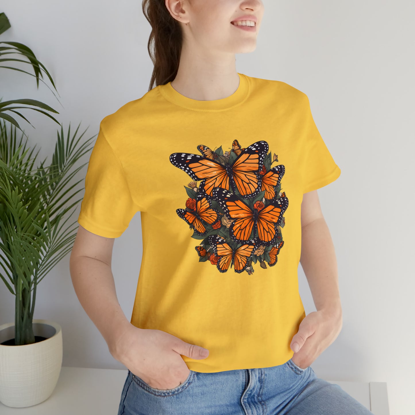 Cottagecore Monarch Butterfly Tee (Unisex)