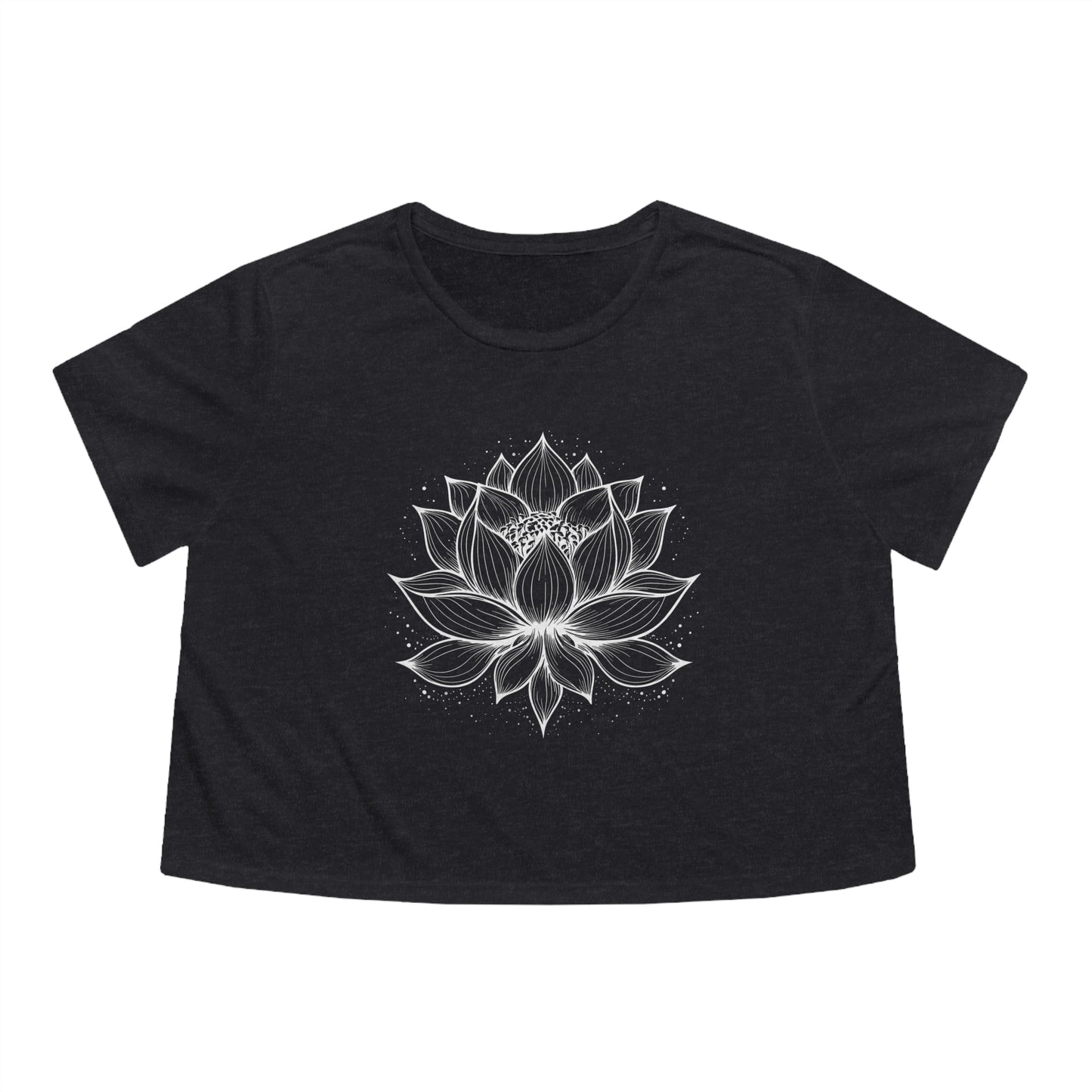 Lotus Flower Cropped Tee (Women's)