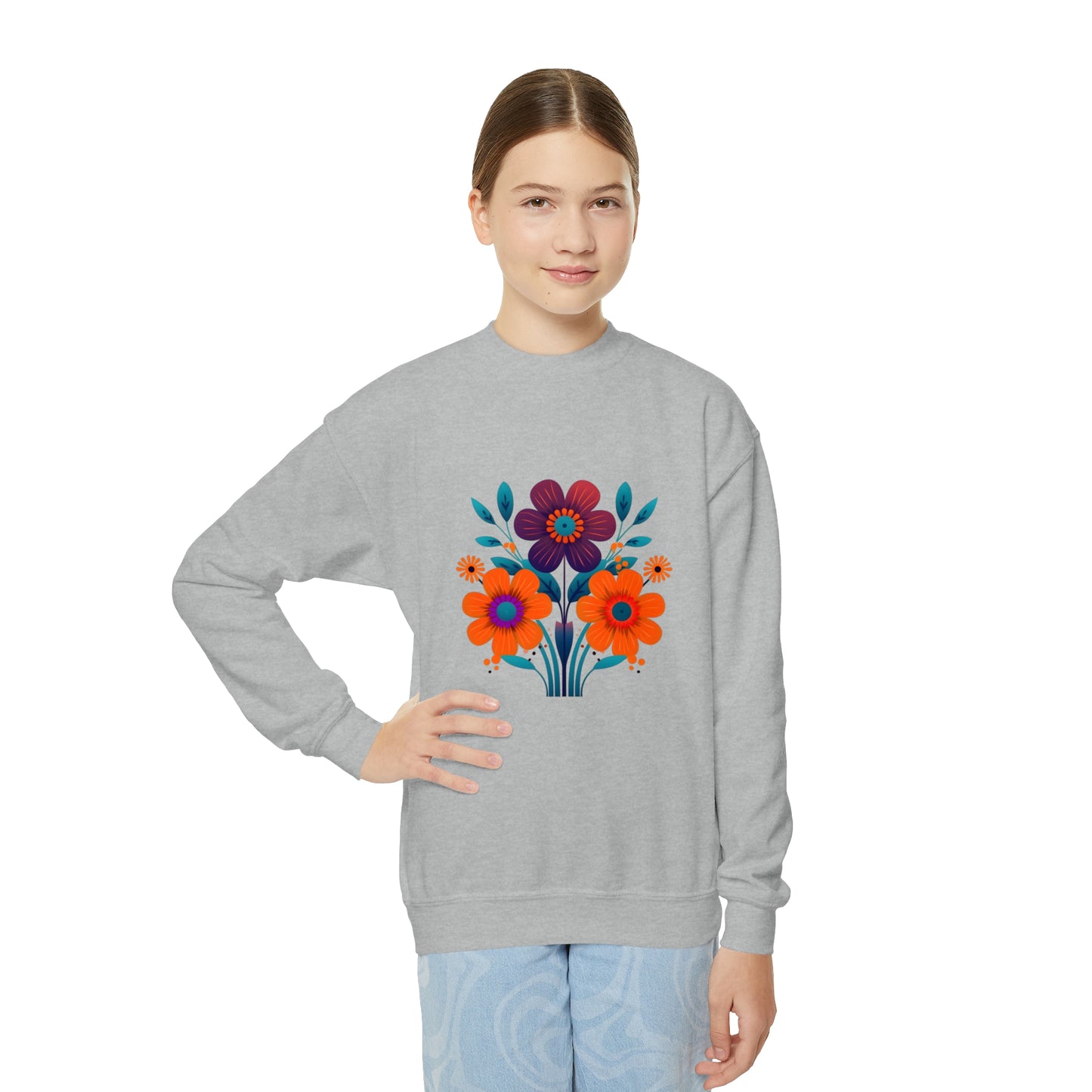 Flower Trio Sweatshirt (Youth)