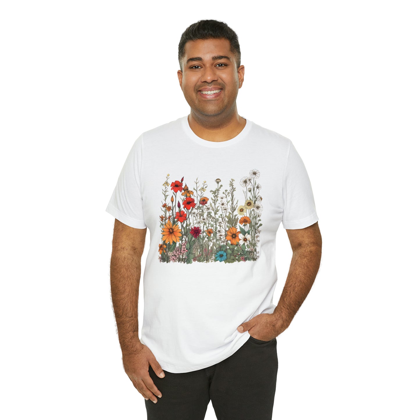 Vintage-Inspired Wildflower Tee (Unisex)