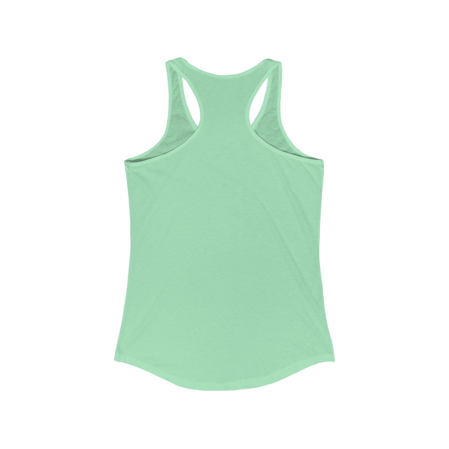 Simple Flowers Fitted Racerback Tank (Women's)