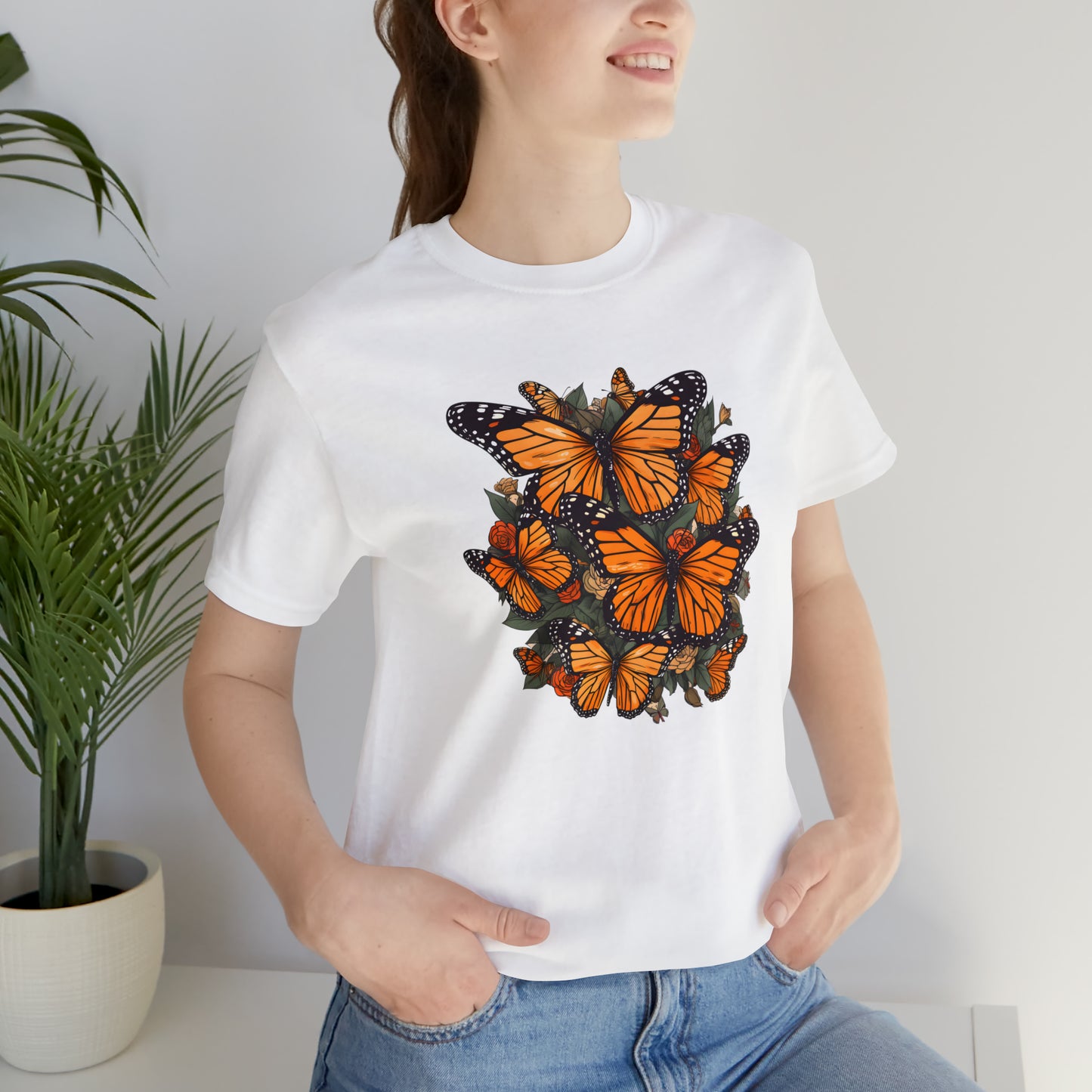 Cottagecore Monarch Butterfly Tee (Unisex)