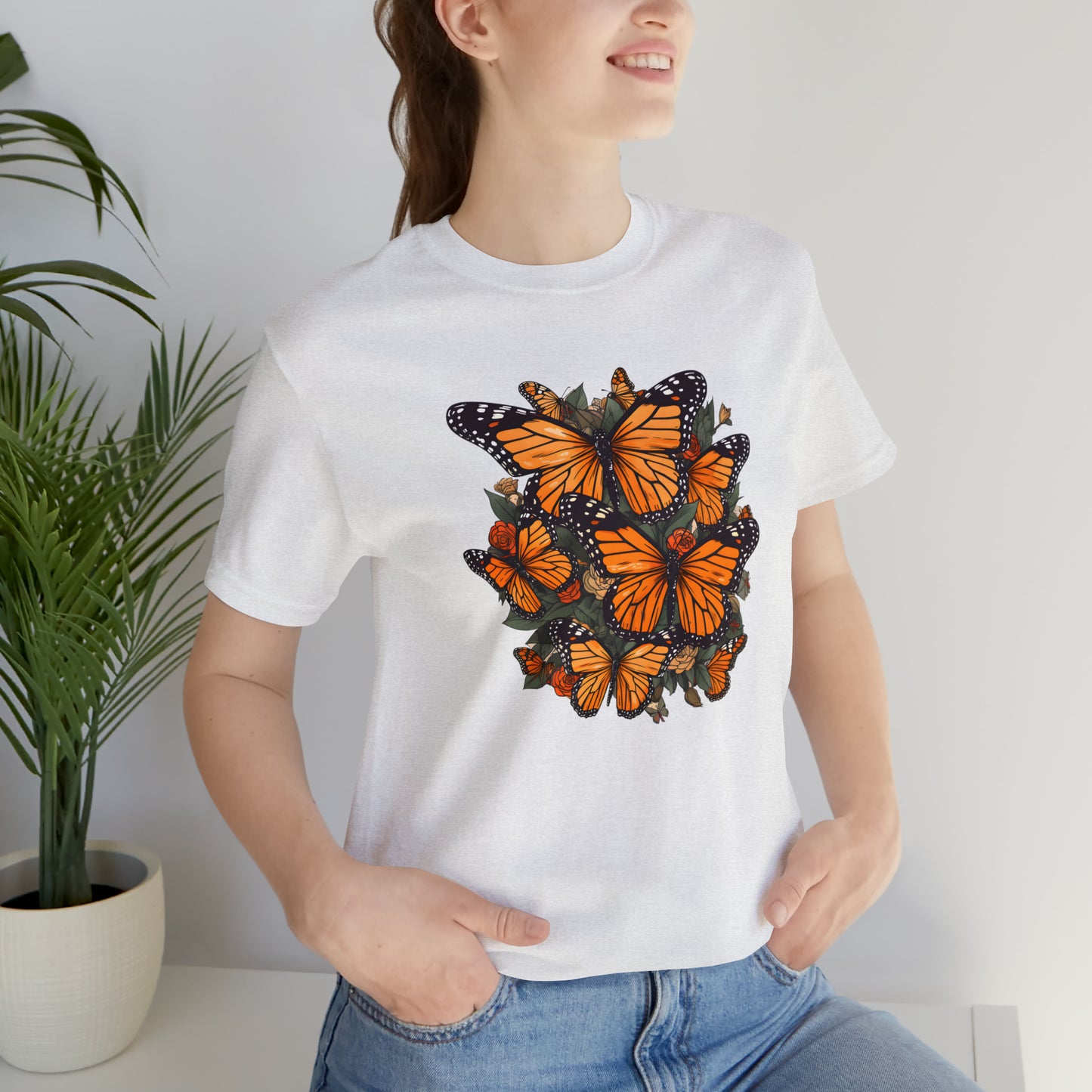 Cottagecore Monarch Butterfly Tee (Unisex)