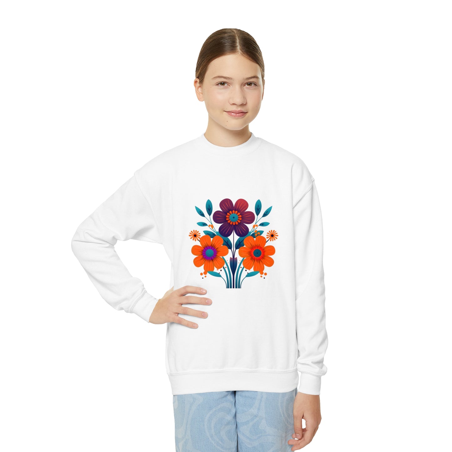 Flower Trio Sweatshirt (Youth)