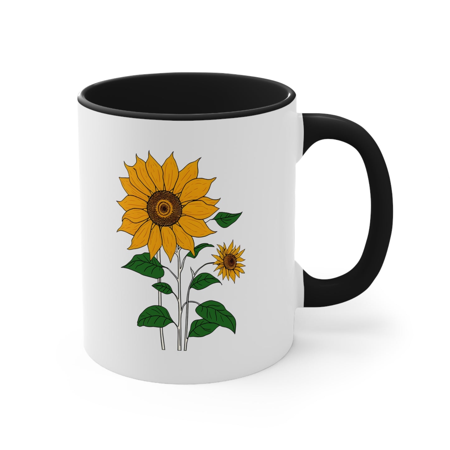 Sunflower Plant Coffee Mug (11oz)