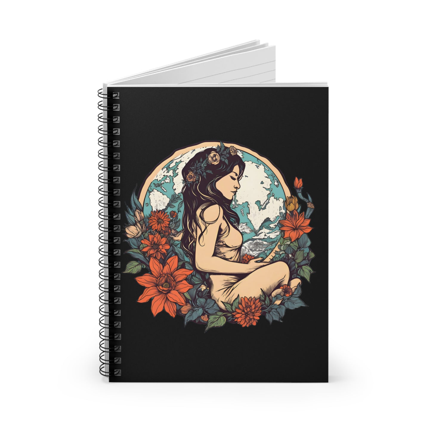 Earth Mother Spiral Notebook (Ruled Line)