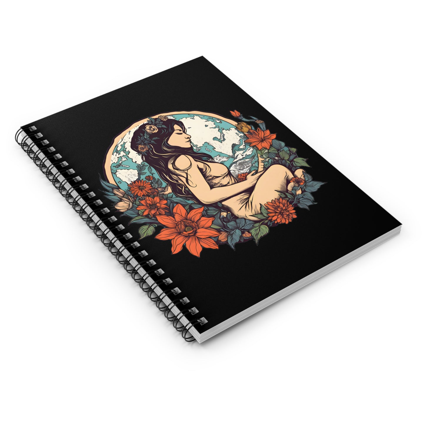 Earth Mother Spiral Notebook (Ruled Line)