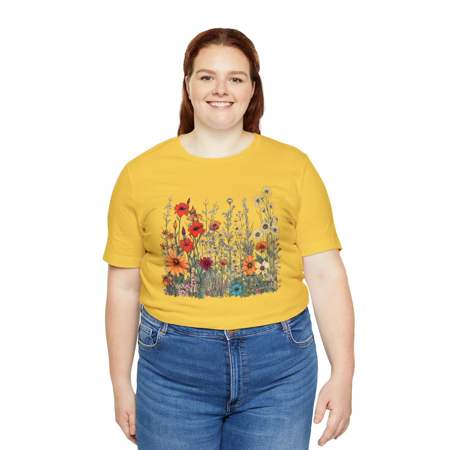 Vintage-Inspired Wildflower Tee (Unisex)