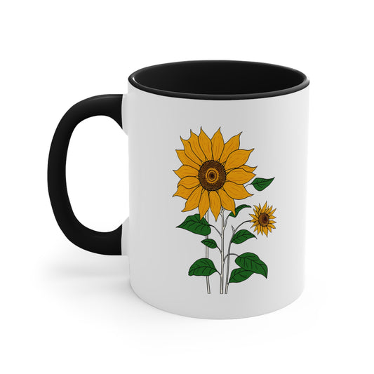 Sunflower Plant Coffee Mug (11oz)