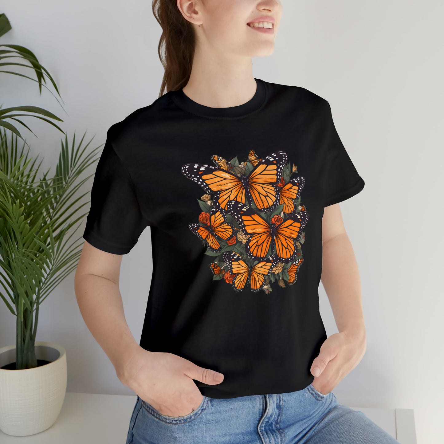 Cottagecore Monarch Butterfly Tee (Unisex)