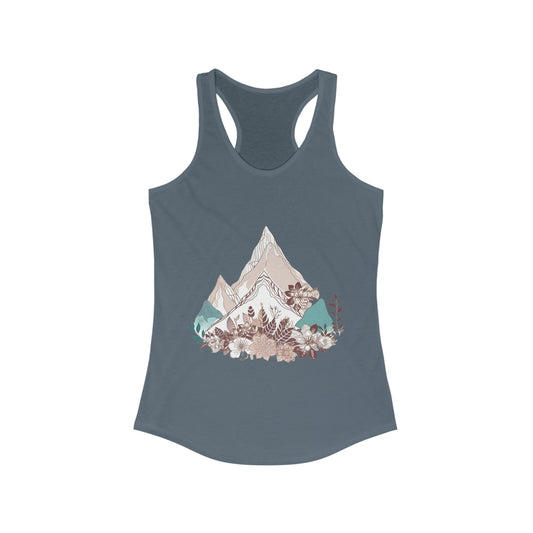 Mountains Fitted Racerback Tank (Women's)