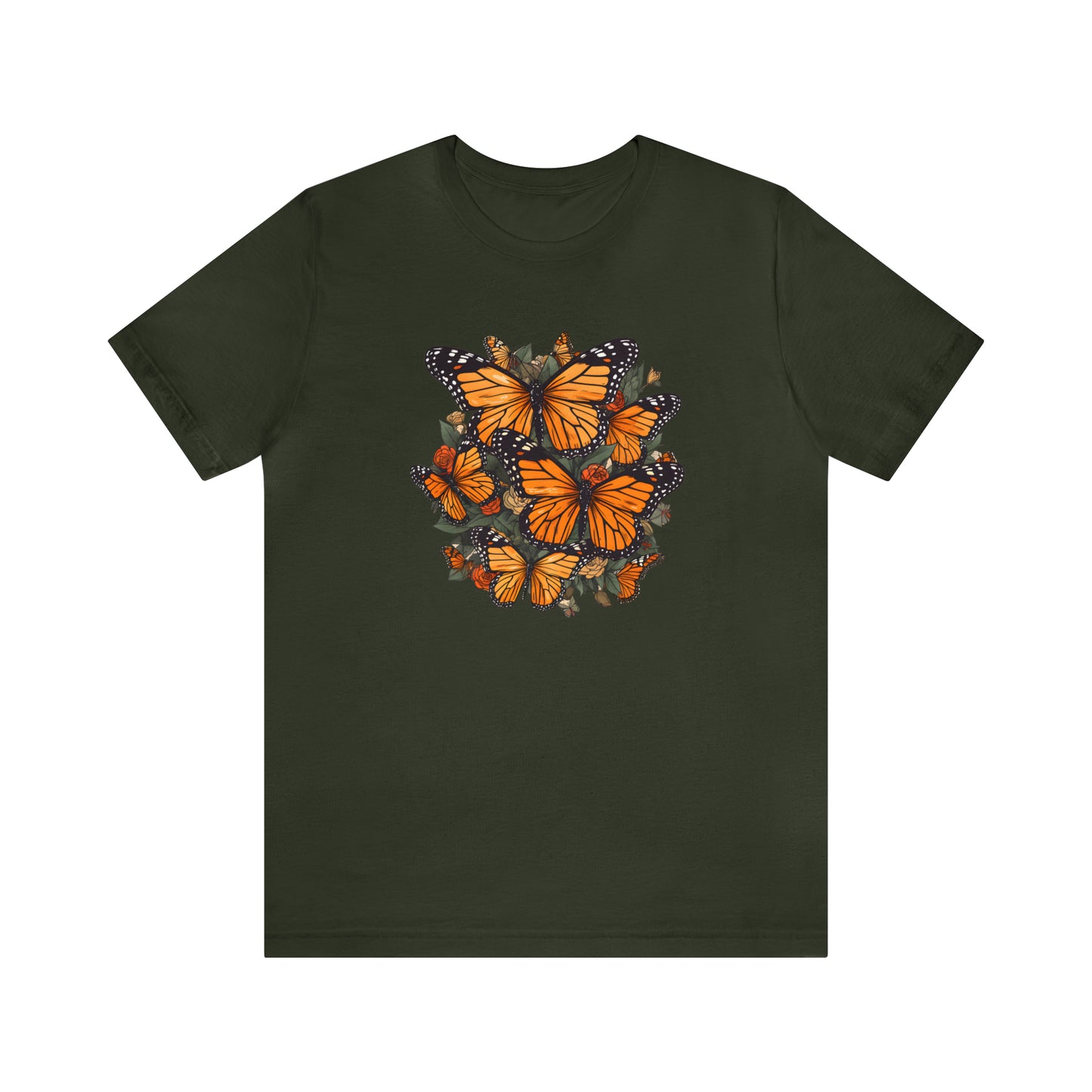 Cottagecore Monarch Butterfly Tee (Unisex)