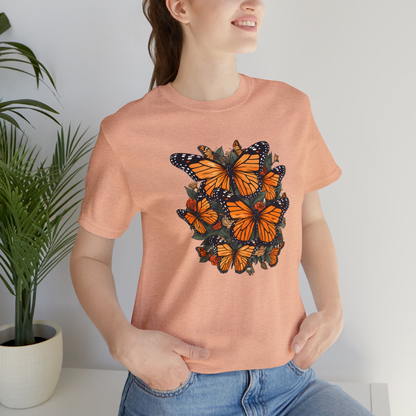 Cottagecore Monarch Butterfly Tee (Unisex)