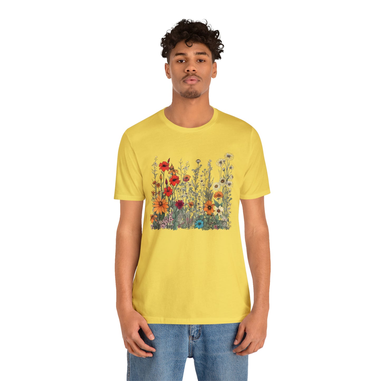 Vintage-Inspired Wildflower Tee (Unisex)