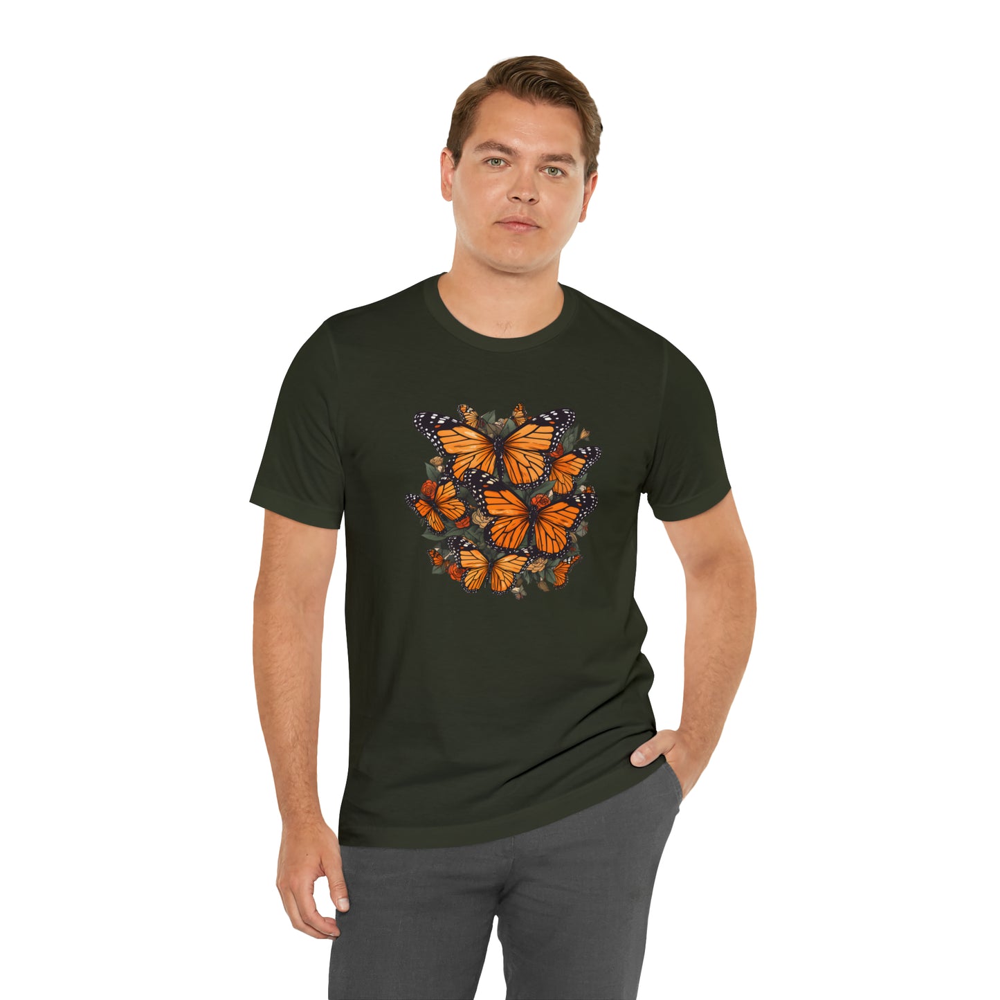 Cottagecore Monarch Butterfly Tee (Unisex)