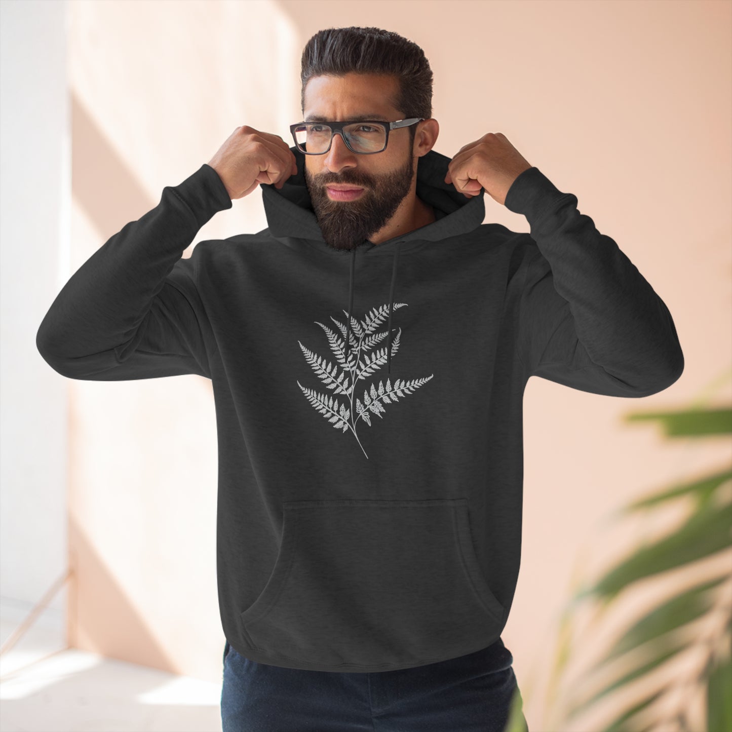 Minimalist Fern Hoodie (Unisex)